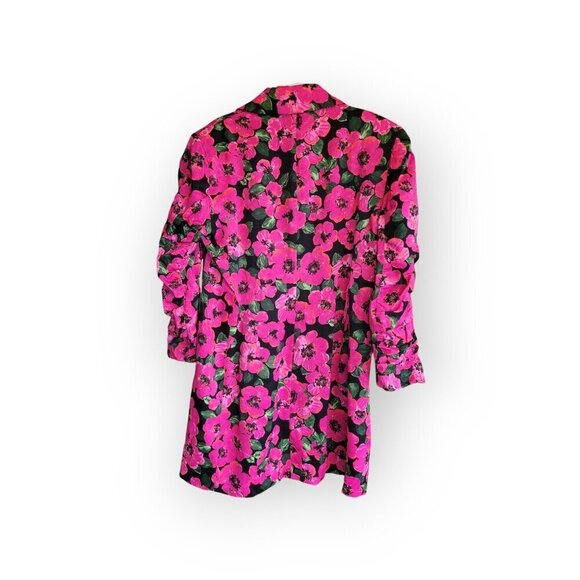 Zara Pink Floral Mini Dress - Picture 3 of 13